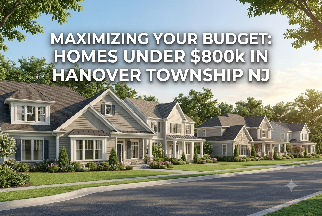 Maximizing Your Budget: What to Expect from Homes under $800k in Hanover Township NJ