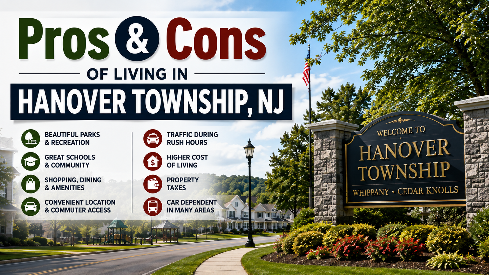Pros & Cons of Living in Hanover Township, NJ