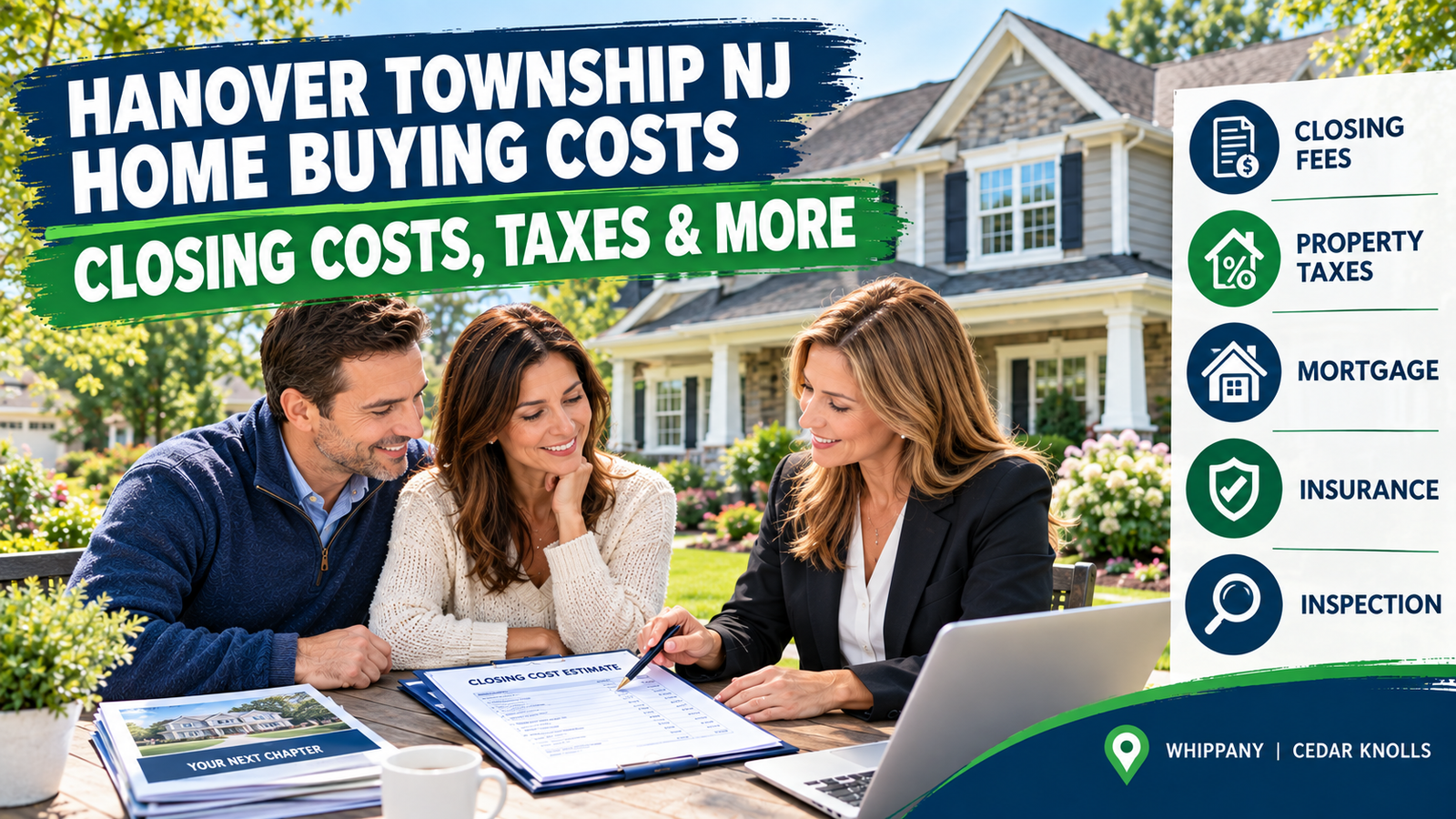Hanover Township NJ Home Buying Costs: Closing Costs, Taxes & More