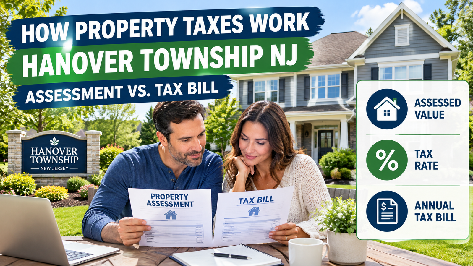 How Property Taxes Work in Hanover Township NJ: Assessment vs. Tax Bill
